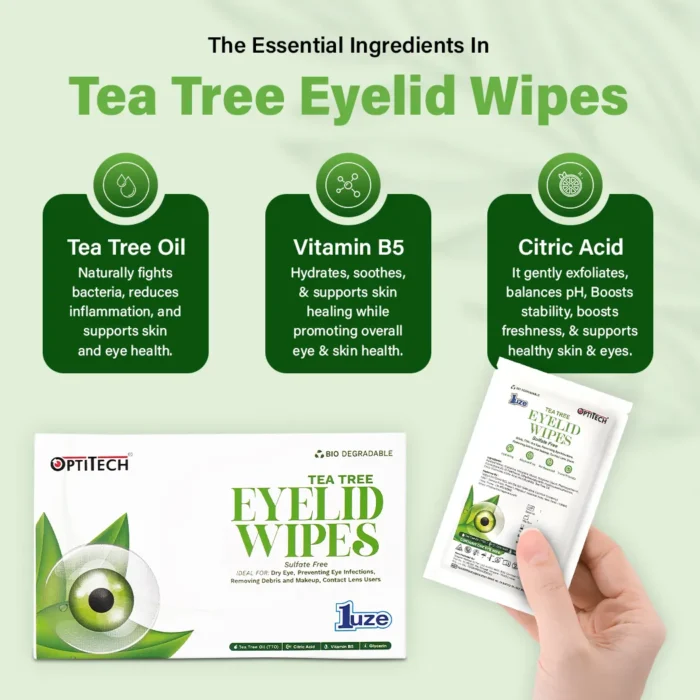 Tea Tree Wipes Lifestyle by optitech